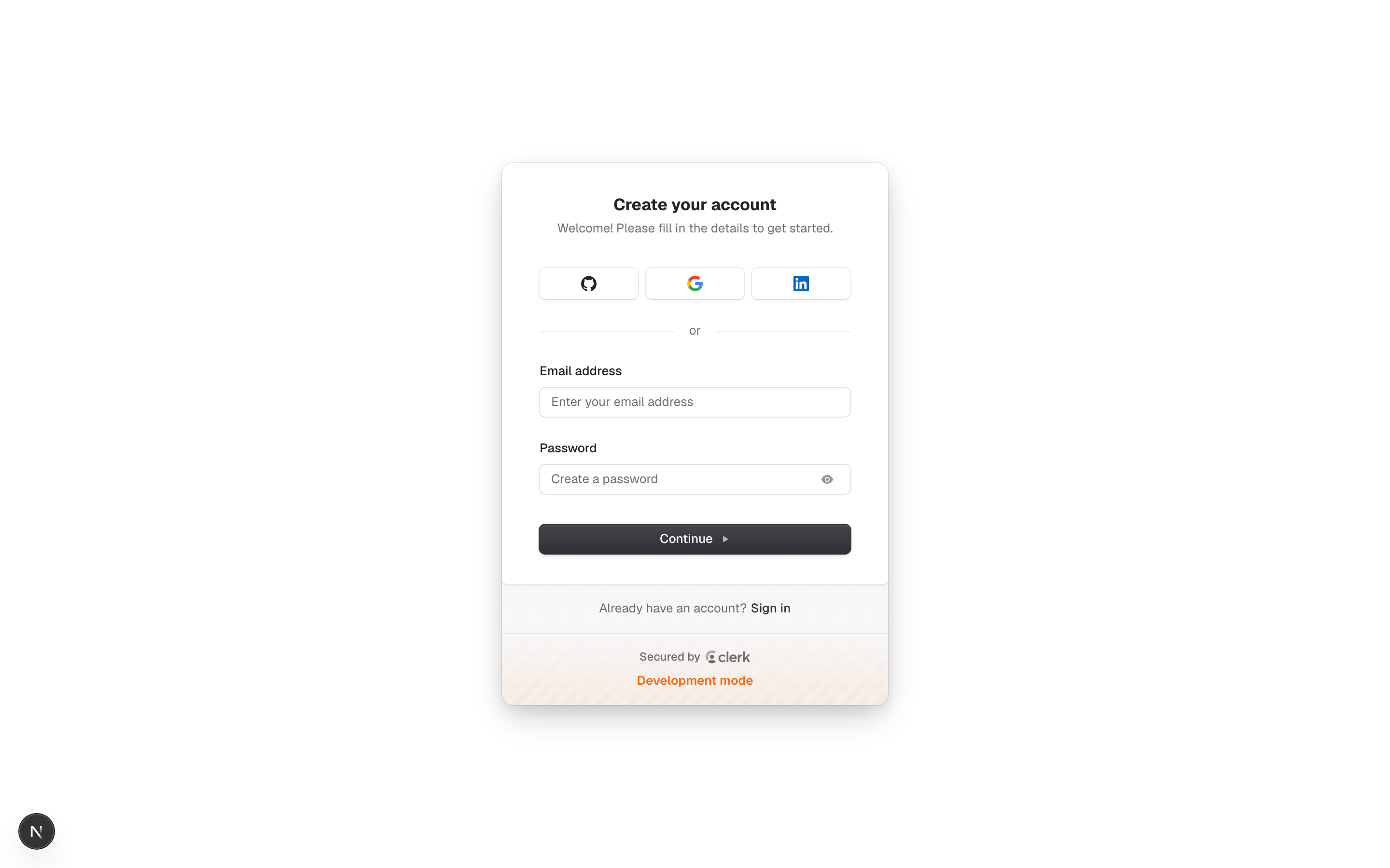 Register / Beta Signup screen showing the main controls, status evidence, and next-action context described in this guide.